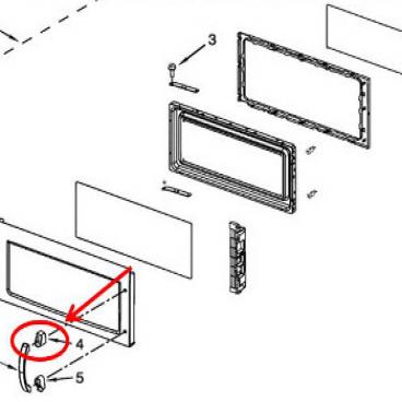 Whirlpool Part# W10420755 Handle Base (OEM)