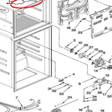 Whirlpool Part# W10492757 Wire Harness (OEM)