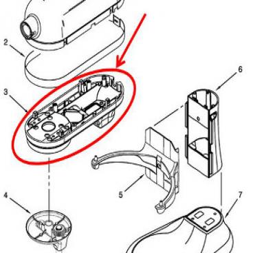 Whirlpool Part# W10527047 Gearcase (OEM)