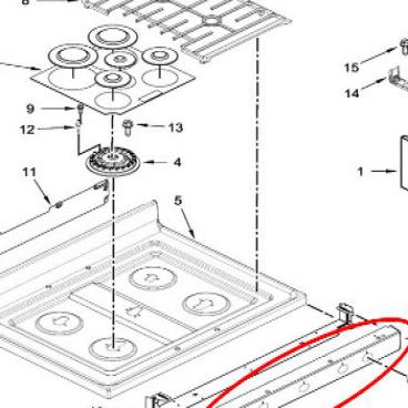 Whirlpool Part# W10655889 Manifold Pipe (OEM)