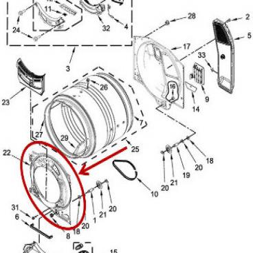 Whirlpool Part# W10673493 Bulkhead (OEM)