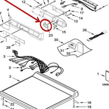 Whirlpool Part# W10779142 Switch (OEM)