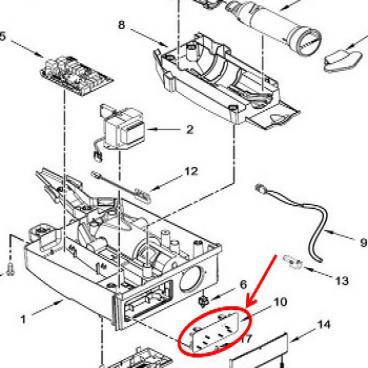 Whirlpool Part# W10814799 Electronic Control (OEM)