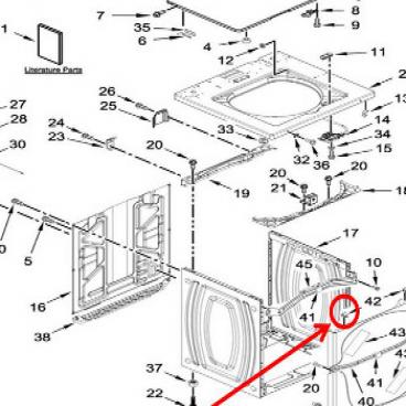 Whirlpool Part# W10862638 Lock (OEM)