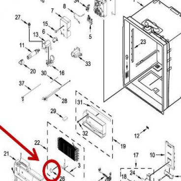 Whirlpool Part# W10909562 Clip (OEM)