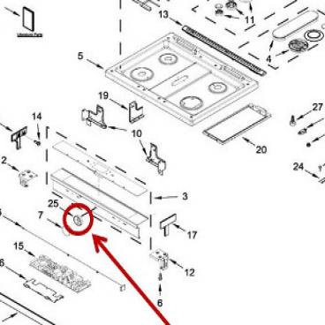 Whirlpool Part# W11108451 Panel Endcap (OEM)