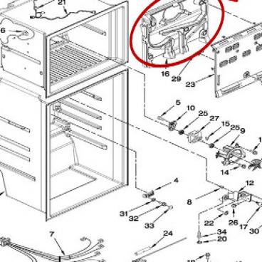 Whirlpool Part# W11170274 Evaporator Cover (OEM)