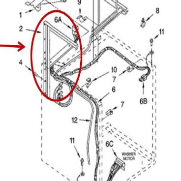 Whirlpool Part# W11174025 Support (OEM)