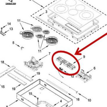 Whirlpool Part# W11261879 Display (OEM)