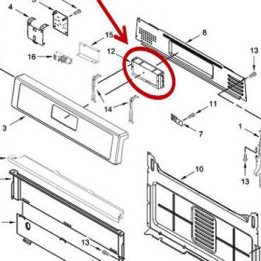 Whirlpool Part# W11317839 Electronic Control (OEM)