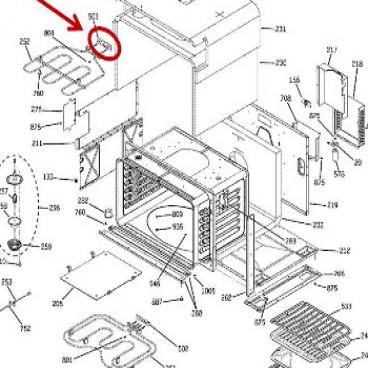 GE Part# WB04T10033 Broil Element Gasket (OEM)