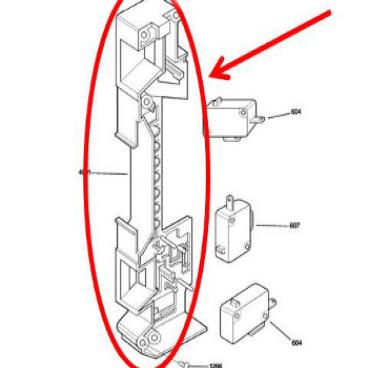 GE Part# WB06X10782 Holder Locker (OEM)