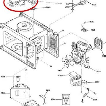 GE Part# WB18X10390 Harness (OEM) Single