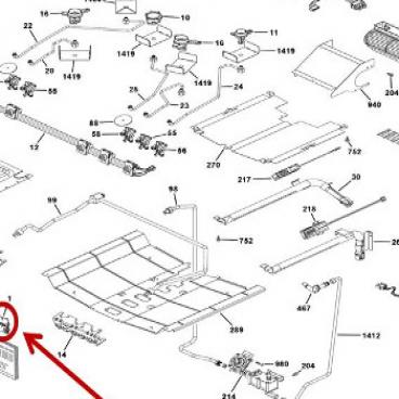 GE Part# WB28X28135 Lp Conversion Kit Assembly (OEM)