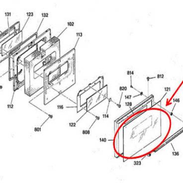 GE Part# WB34T10002 Moisture Barrier (OEM)