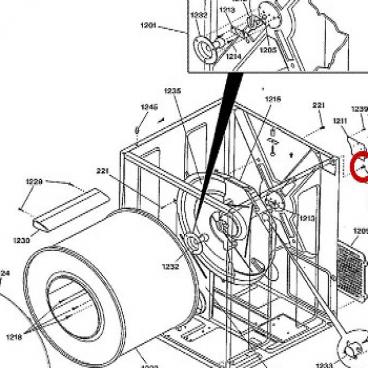 GE Part# WE02X10057 Ground Screw (OEM)