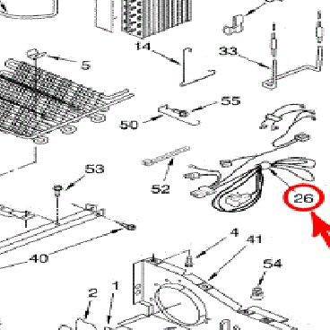 Whirlpool Part# 2187401 Unit, Harness (OEM)