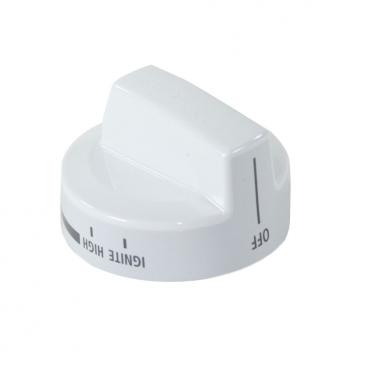 Whirlpool GFG471LVS1 Surface Burner Control Knob (White) Genuine OEM