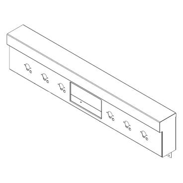 Jenn-Air YJDRP436WP00 Oven Panel-Control (Stainless) - Genuine OEM