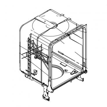 Kenmore 662.13042K112 Tub Assembly - Genuine OEM