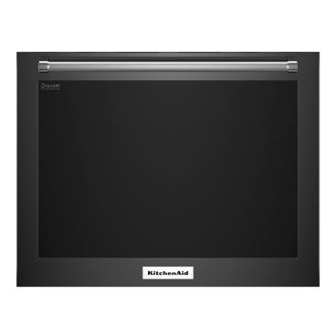 KitchenAid YKFEG500ESS4 Outer Door Glass (Black) - Genuine OEM