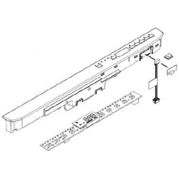 Maytag MDB8969SDE1 Touchpad Control Board Panel Assembly - White - Genuine OEM