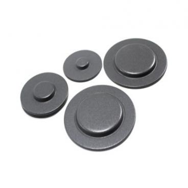 Whirlpool GFG461LVB2 Burner Cap Set - Genuine OEM