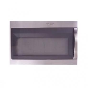 Whirlpool WMH31017FW2 Microwave Door Assembly - Stainless - Genuine OEM