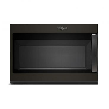 Whirlpool WMH32519HV2 Microwave Door - Black Stainless  - Genuine OEM