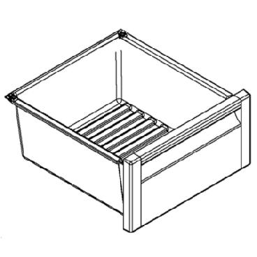 Whirlpool WRS970CIHZ00 Crisper Drawer - Genuine OEM