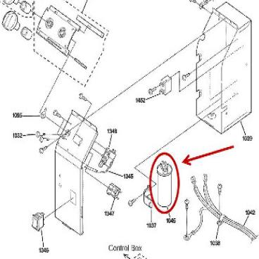 GE Part# WJ20X10139 Running Capacitor (OEM)