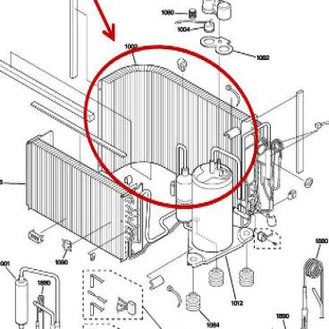 GE Part# WJ88X10216 Condenser Assembly (OEM)