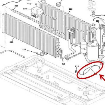 GE Part# WP26X20982 Thermistor (OEM)