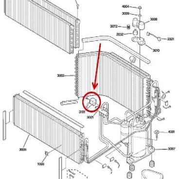 GE Part# WP58X10001 Reversing Valve Coil (OEM)