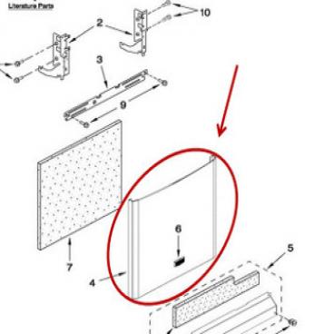 Whirlpool Part# WPW10329317 Panel (OEM)