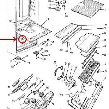 GE Part# WR02X11083 Liner Plug (OEM)