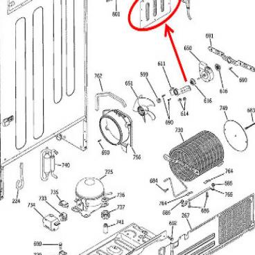 GE Part# WR02X12027 Main Board Cover Assembly (OEM)