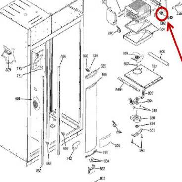 GE Part# WR02X12062 Flapper and Valve Assembly (OEM)