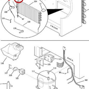 GE Part# WR02X12342 Styrofoam Evaporator Insulator (OEM)