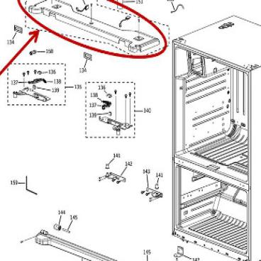 GE Part# WR13X10558 Top Table Assembly (OEM)