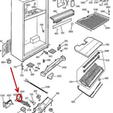 GE Part# WR14X10029 Air Support Gasket Extension (OEM)