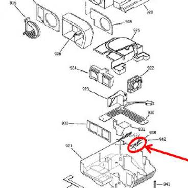 GE Part# WR23X10485 Chill DC Harness (OEM)