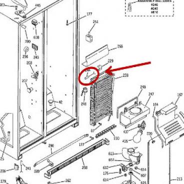 GE Part# WR50X10082 Sensor Assembly (OEM)