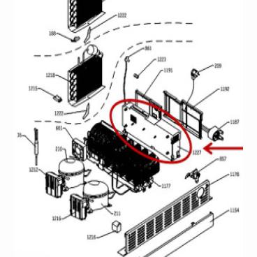 GE Part# WR55X23945 Mainboard Replacement Kit (OEM)