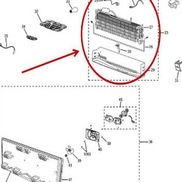 GE Part# WR85X10111 Evaporator Assembly (OEM)