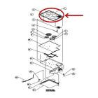 Dacor Part# 12619 Panel Glass Assembly (OEM) Black,Ss