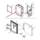 Whirlpool Part# 12658529SQ FIP Door (OEM) SS