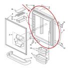 Whirlpool Part# 12658529WQ FIP Door (OEM) White