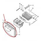 Whirlpool Part# 12977846SQ FIP Door (OEM) MS