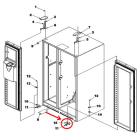 Whirlpool Part# 12998306ED Door Hinge (OEM)